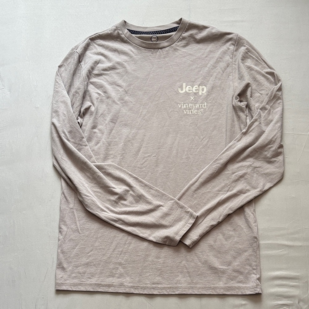 Vineyard Vines Beige Long Sleeve Tee